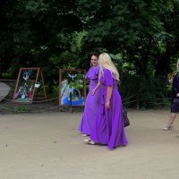 Свадебные сиренево-фиолетовые гости. :: Татьяна Помогалова