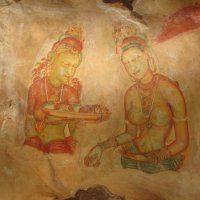 Уникальные фрески на горе Сигирия в Шри-Ланка. :: ИРЭН@ .