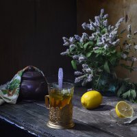 Чай с лимоном и мятой. :: Оксана Евкодимова
