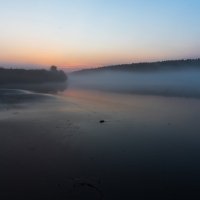 Туманный рассвет на Волге. :: Виктор Евстратов