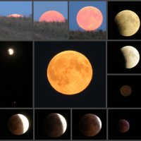 Кровавая луна и Лунное затмение Июль 2018 :: Марина Прасолова