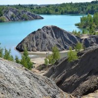 Карьеры в деревне Кондуки Тульской области. Романцевские горы и озёра. :: Михаил Столяров