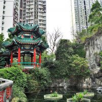 Гонконг "Сад добрых пожеланий" в храмовом комплексе Вонг-Тай-Син :: wea *