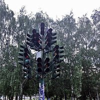 36 часов в  Пензе  "Светофорное  дерево" :: Виталий Селиванов 