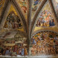 Умбрия. Орвието. Кафедральный собор (Duomo di Orvieto). Придел Св. Бриция.Фрески Луки Синьорелли. :: Надежда Лаптева