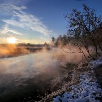 Рассвет морозного утра... :: Андрей Войцехов