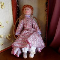 Моя первая рукотворная кукла Ева-Мария, год  создания 2008, в Московской Школе Кукольного Дизайна. :: Надежд@ Шавенкова