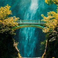 Multnomah Falls. Oregon. USA :: Andy Zav