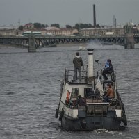 Санкт-Петербург. На Неве перед Троицким мостом. :: Игорь Олегович Кравченко