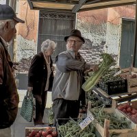 Venezia. Commercio di verdure di strada. "Compra gli asparagi!" :: Игорь Олегович Кравченко