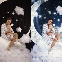 Новогодняя фотосессия  Мама с малышом :: Ирина Абдуллаева