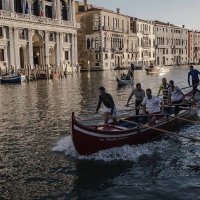 Venezia. Allenamento della regata sul Canal Grande. :: Игорь Олегович Кравченко