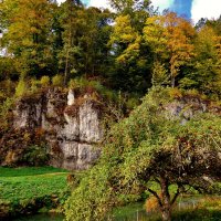 Осень  в скалах Франконской  Швейцарии :: backareva.irina Бакарева