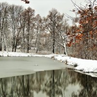 Замерзающий пруд :: Вячеслав Маслов