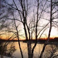Осенний вечер на реке :: Андрей Снегерёв