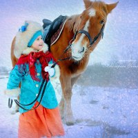 девочка с лошадкой :: Екатерина Беникаускене