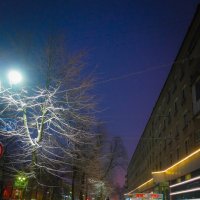 Зима в уличном свете :: Евгения Кирильченко