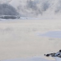 Туман над рекой :: Леонид leo