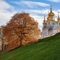 Золотая осень в Петергофе :: Олег Денисов