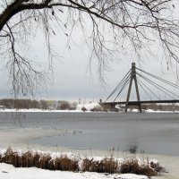 Зима. Московский мост (ныне - Северный) :: Тамара Бедай 