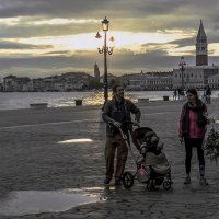 Venezia. Serata di aprile sulla Riva degli Schiavoni. :: Игорь Олегович Кравченко