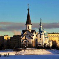Церковь Св.Георгия Победоносца и церковь Рождества Христова... :: Sergey Gordoff