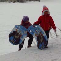 Детские радости зимой :: Андрей Лукьянов
