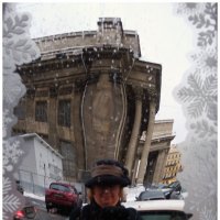 новогодний автопортрет на Казанской площади :: sv.kaschuk 