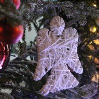 Рождественская ёлка на территории Храма Успения Боожией Матери и Великомученика Никиты :: Надежд@ Шавенкова