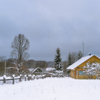 Зима в деревне. :: Олег Бабурин