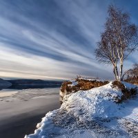 И Ангара на грани осени-зимы... :: Александр | Матвей БЕЛЫЙ