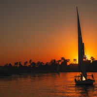 Закат на Ниле...Египет! :: Александр Вивчарик