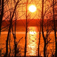 Рассвет на озере Караколь. :: Штрек Надежда 
