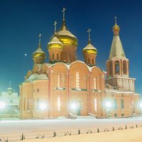 Храм в морозной дымке -40 °C :: Николай Зиновьев