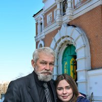 Ялфимов А.П. с внучкой :: Александр Облещенко