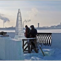 Мороз творенью не помеха. Удмуртский лёд 2019. (Ижевск) :: muh5257 