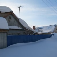 снегом засыпанный город :: Елена Шаламова