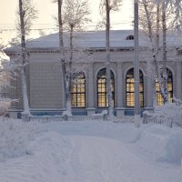 Крещенские морозы. Городок С. :: Елена Третьякова