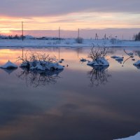 Январский закат... :: владимир 