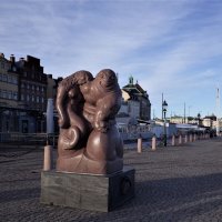 Скульптура "Бог моря" Стокгольм :: wea *