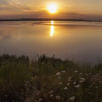 Летний вечер на Нововоронежском водохранилище 2017 :: Юрий Клишин