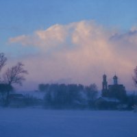 За окном краса-метель в снежном вальсе кружит... :: Евгений Юрков