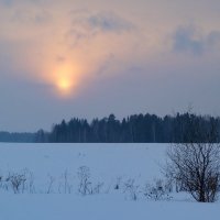 Последний закат зимы :: Алексей Сметкин