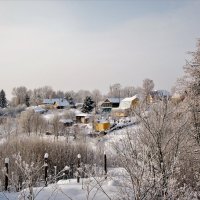 Затерялась в снегах деревенька... :: Вячеслав Маслов