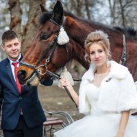 она встретила своего принца на коне! :: Алексей Першин