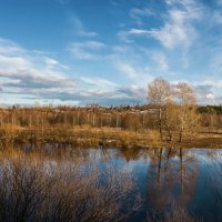 Весенняя акварель Ухты... :: Николай Зиновьев