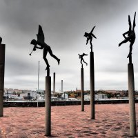 Carl Milles скульптуры "Музицирующие ангелы" Парк Миллеса Стокгольм :: wea *