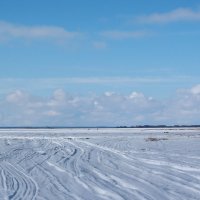 Облака над  Костромским водохранилищем :: Елена Верховская