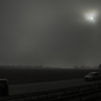Утренний туман в дороге-5 :: Александр Рябчиков