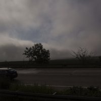 Утренний туман в дороге :: Александр Рябчиков